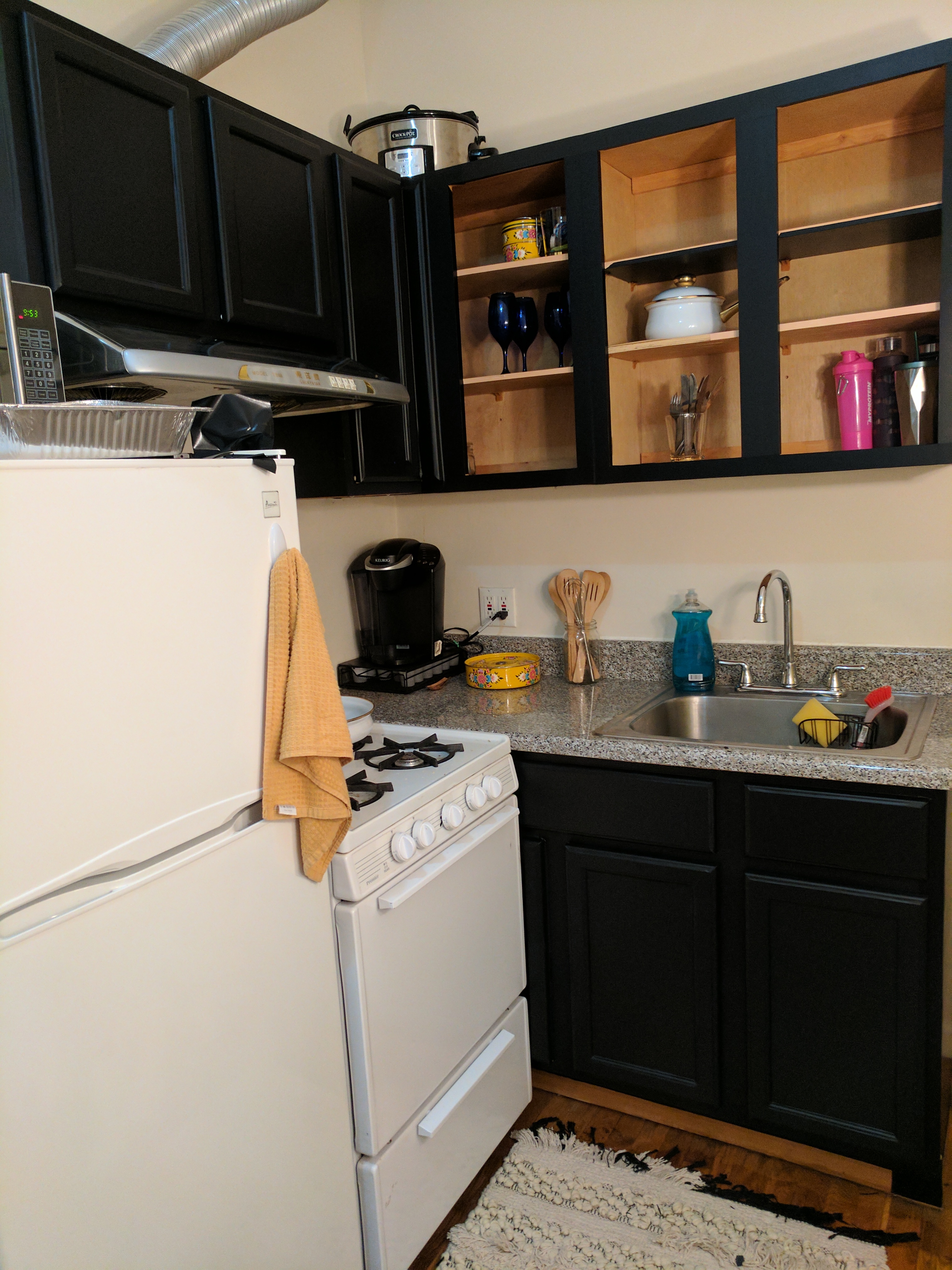 Diy Contact Paper Kitchen Update Part 1 Cabinets Roaming Home
