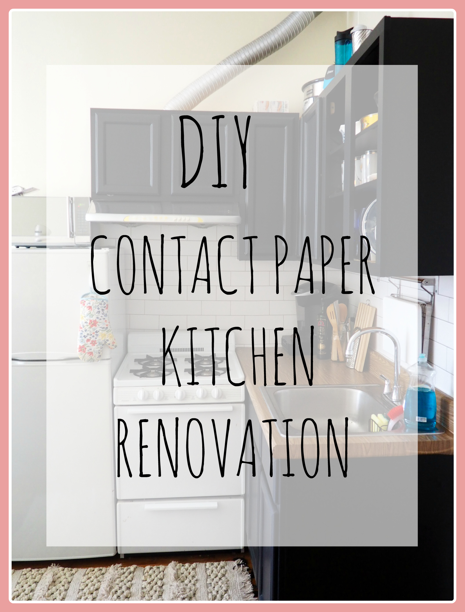 Using Contact Paper To Transform Your Kitchen Cabinets - Home