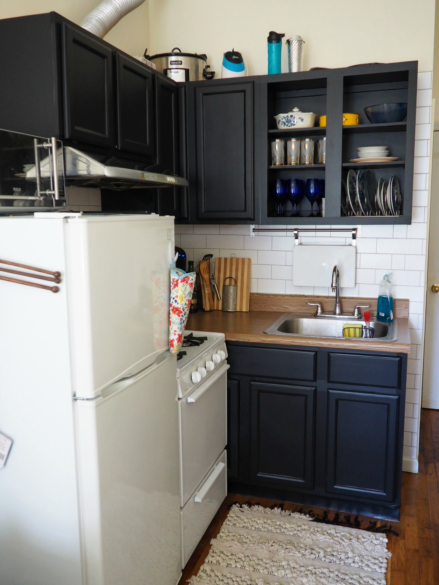 Diy Contact Paper Kitchen Update Part 1 Cabinets Roaming Home