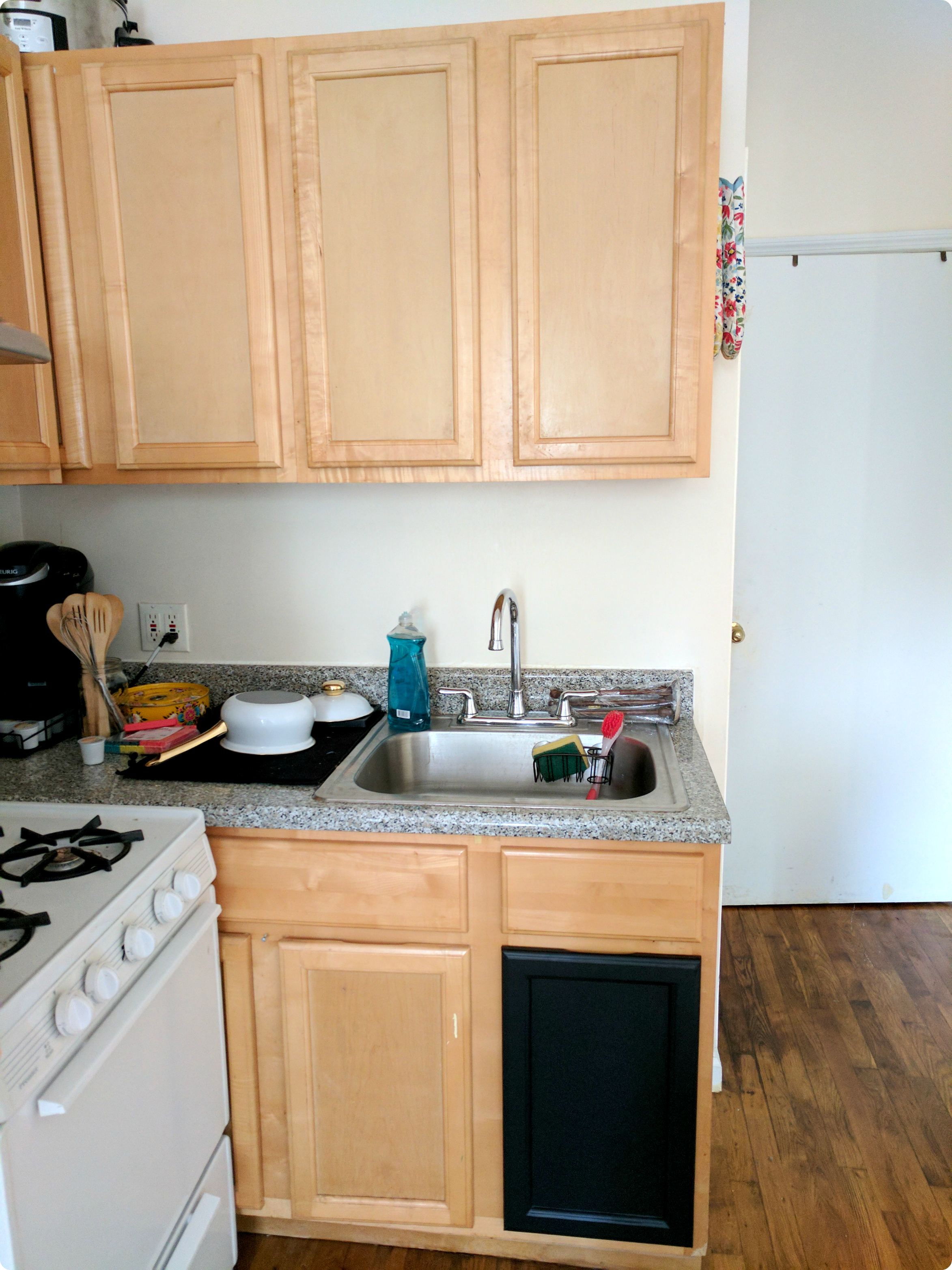 Diy Contact Paper Kitchen Update Part 1 Cabinets Roaming Home