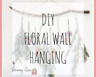 Dried Floral Wall Hanging DIY