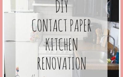 Contact Paper Kitchen Update Part 2: Countertop