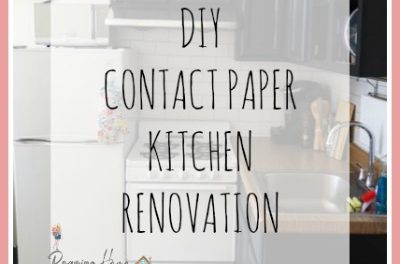Contact Paper Kitchen Update Part 2: Countertop
